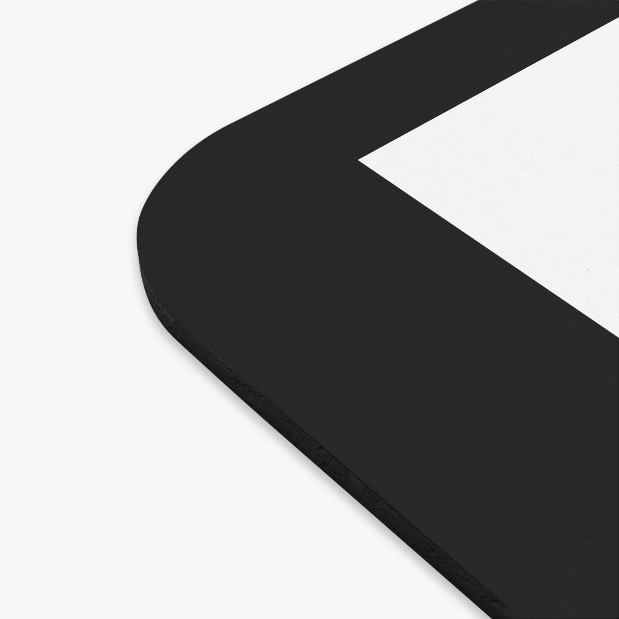 I Need Coffee Black Mouse Pad — Workplace Humor Desk Accessory