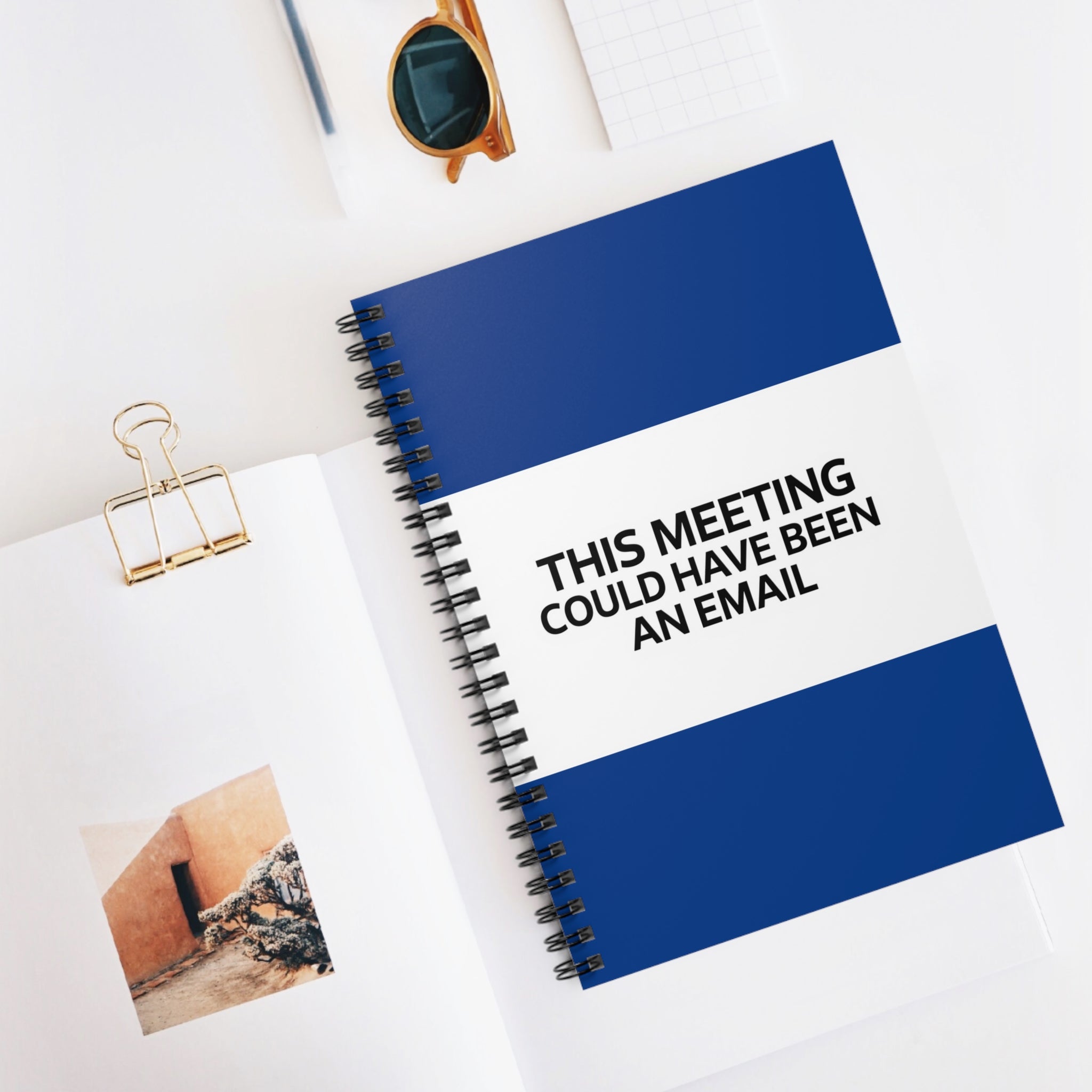 Spiral Notebook - Humorous 'This Could Have Been a Meeting' Quote