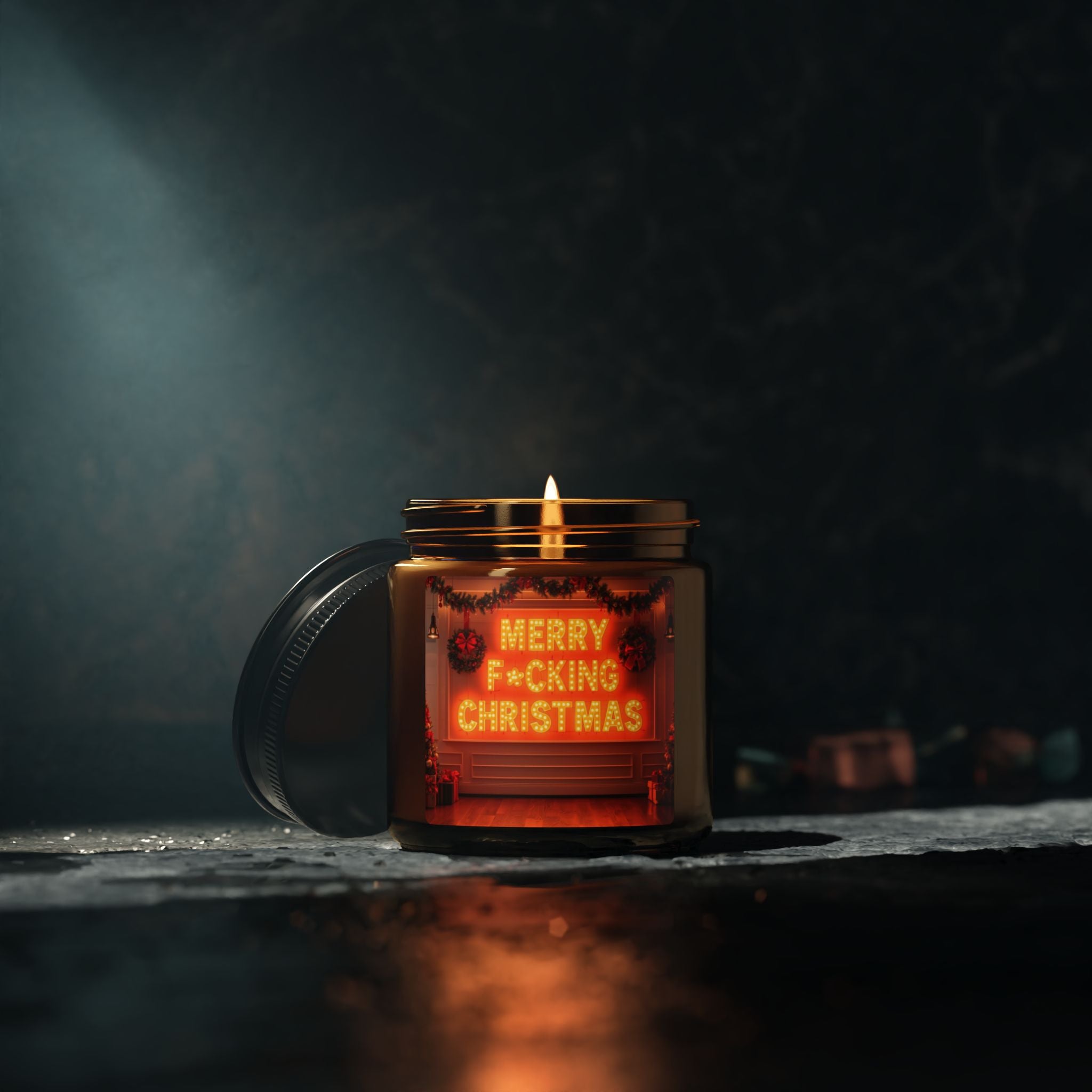 Candle - Merry F❄️cking Christmas Scented Soy Candle